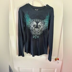 Faded Glory Dark green/blue Shirt  new with tags men’s size medium